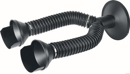 Abgastrichter, Abgasabsaugung