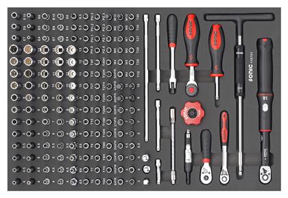 Schaumstoffeinlage, Sortimentskasten