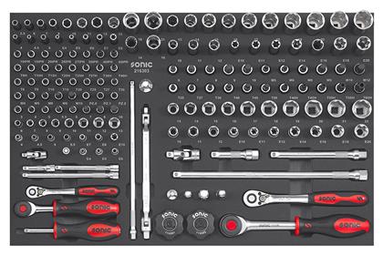 Schaumstoffeinlage, Sortimentskasten