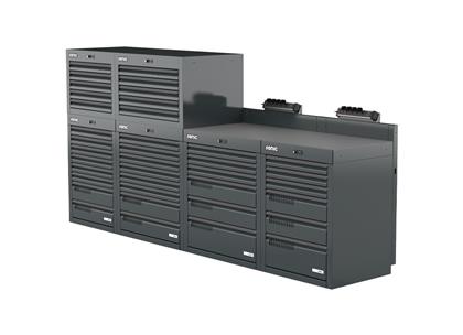 Schrankwand halb hoch 3220mm