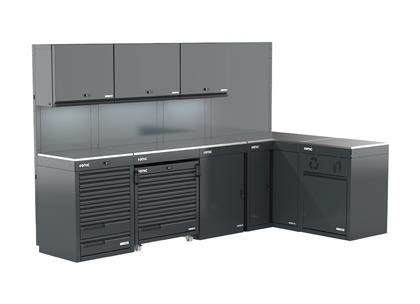 Schrankwand hoch 3390mm