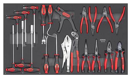Schaumstoffeinlage, Sortimentskasten