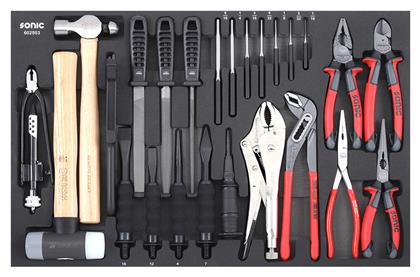 Schaumstoffeinlage, Sortimentskasten