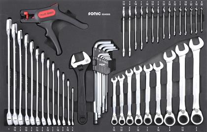 Schaumstoffeinlage, Sortimentskasten