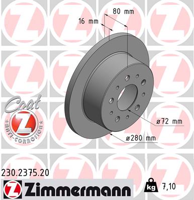 Bremsscheibe hinten