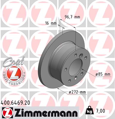 Bremsscheibe hinten