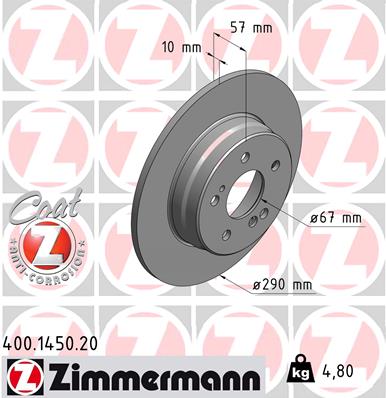 Bremsscheibe hinten Mercedes