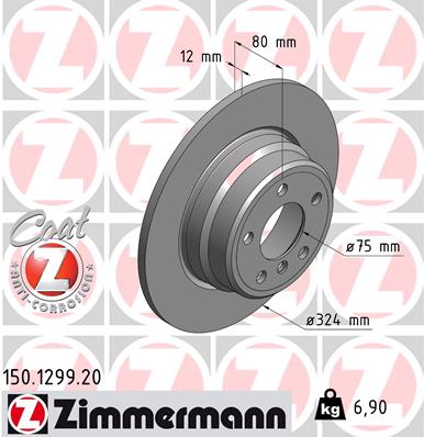 Bremsscheibe hinten BMW