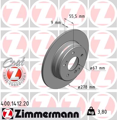 Bremsscheibe hinten