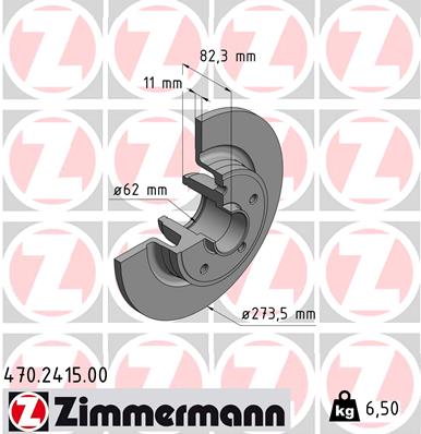 Bremsscheibe hinten Renault