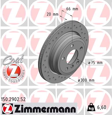 Bremsscheibe gelocht hinten BMW