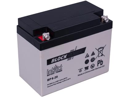 Batterie Block-Power AGM 6V/20Ah A/EN