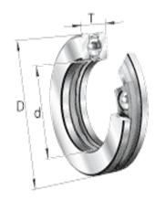 Axial-Rillenkugellager 35x20mm