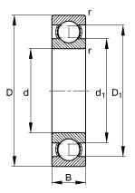 Rillenkugellager 110x50mm