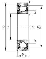 Rillenkugellager 90x30mm