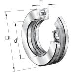 Axial-Rillenkugellager 52x35mm