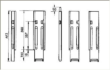 Kinnegrip-Vorderrunge 500S Links