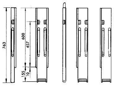 Kinnegrip-Hinterrunge 600S Links
