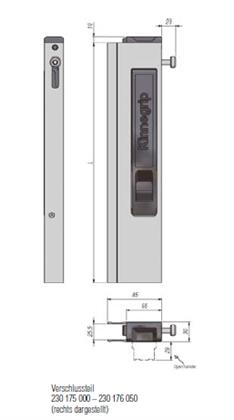 Langweg-Verschl.-Ki T50 400 Links