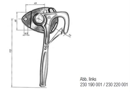 Winkelhebelversch.Gr.1 mit S.Rechts