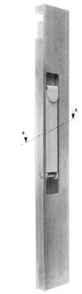 Verschluss 710.5 Rechts 500 mm Blank