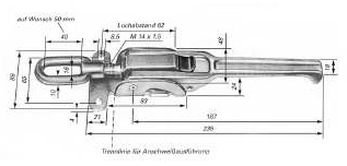 Exzenterverschl.Gr.1 Z.Anschw.
