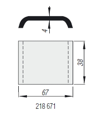 Distanz-Blech Zu 218668 4/8 mm