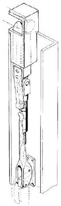 Pendelwd.-Verschluss,Links , 240 mm