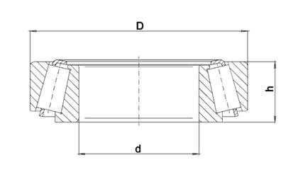 Kegelrollenlager 90 x 160mm