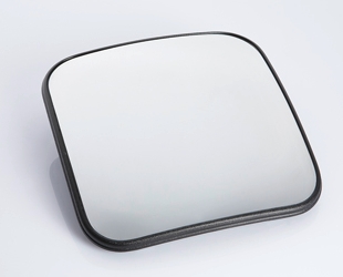 Glaseinheit 381 R300 Weitwinkelspiegel Schwarz Uni 24V