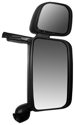 Glaseinheit 400 R300 Weitwinkelspiegel Grau Uni 24V Scania