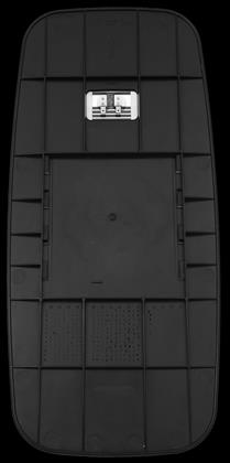 Glaseinheit 370 R2000 Hauptspiegel Schwarz Uni 24V