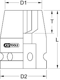 1/2" Schlagschraubernuß 11mm