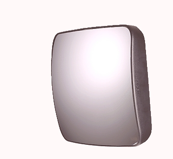 Glaseinheit 906 R300 Weitwinkelspiegel Schwarz Uni 24V