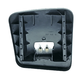 Glaseinheit 391 R300 Weitwinkelspiegel Schwarz Links 24V