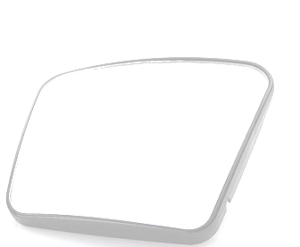 Glaseinheit 271 R240 Weitwinkelspiegel Schwarz Uni 24V