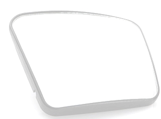 Glaseinheit 271 R240 Weitwinkelspiegel Schwarz  Rechts 24V