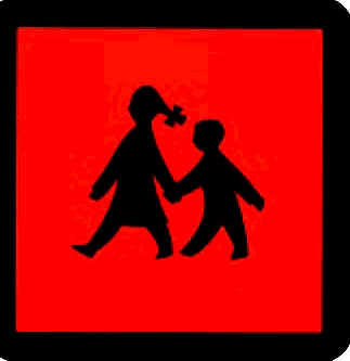 Schulbusschild magnetisch