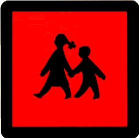 Schulbusschild magnetisch