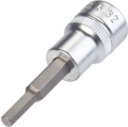 Schraubendreher-Einsatz, s: 5/32, Innenvierkant 10 mm (3/8 Zoll), Innen Sechskant