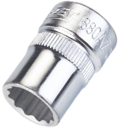 Doppel-6kt.-Steckschlüssel-Einsatz, s: 7/16, Innenvierkant 10 mm (3/8 Zoll)