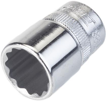Doppel-6kt.-Steckschlüssel-Einsatz, s: 9/16, Innenvierkant 10 mm (3/8 Zoll)