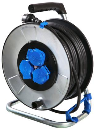 Metall-Kabeltrommel "IronCoat" 285mmØ 25 m