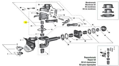 Kuppelmechanismus Amkompl.ohne  Sensor