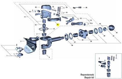 Plastikkappen für Mechanismus