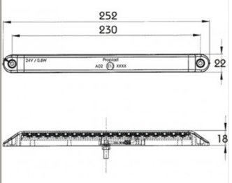 LED Sml Pro-Can Xl, Kabel 0,5M, 12 V