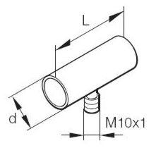 Zwischenstück mit Kondensatablauf