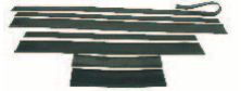 GUMMIUNTERLAGE für Spannband 50x1000mm