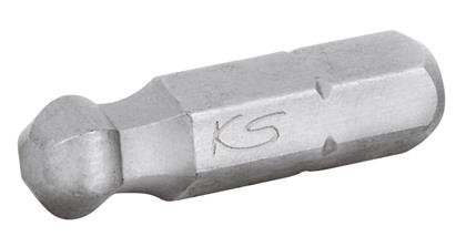 1/4" Innensechskant Bit, Kugelkopf, 2,5 mm, 25 mm