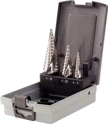 HSS Co 5 Stufenbohrer-Satz,3-tlg.